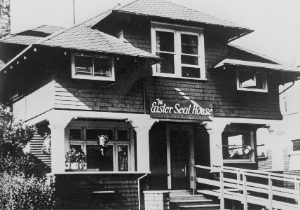 The first Easter Seals house in 1955.