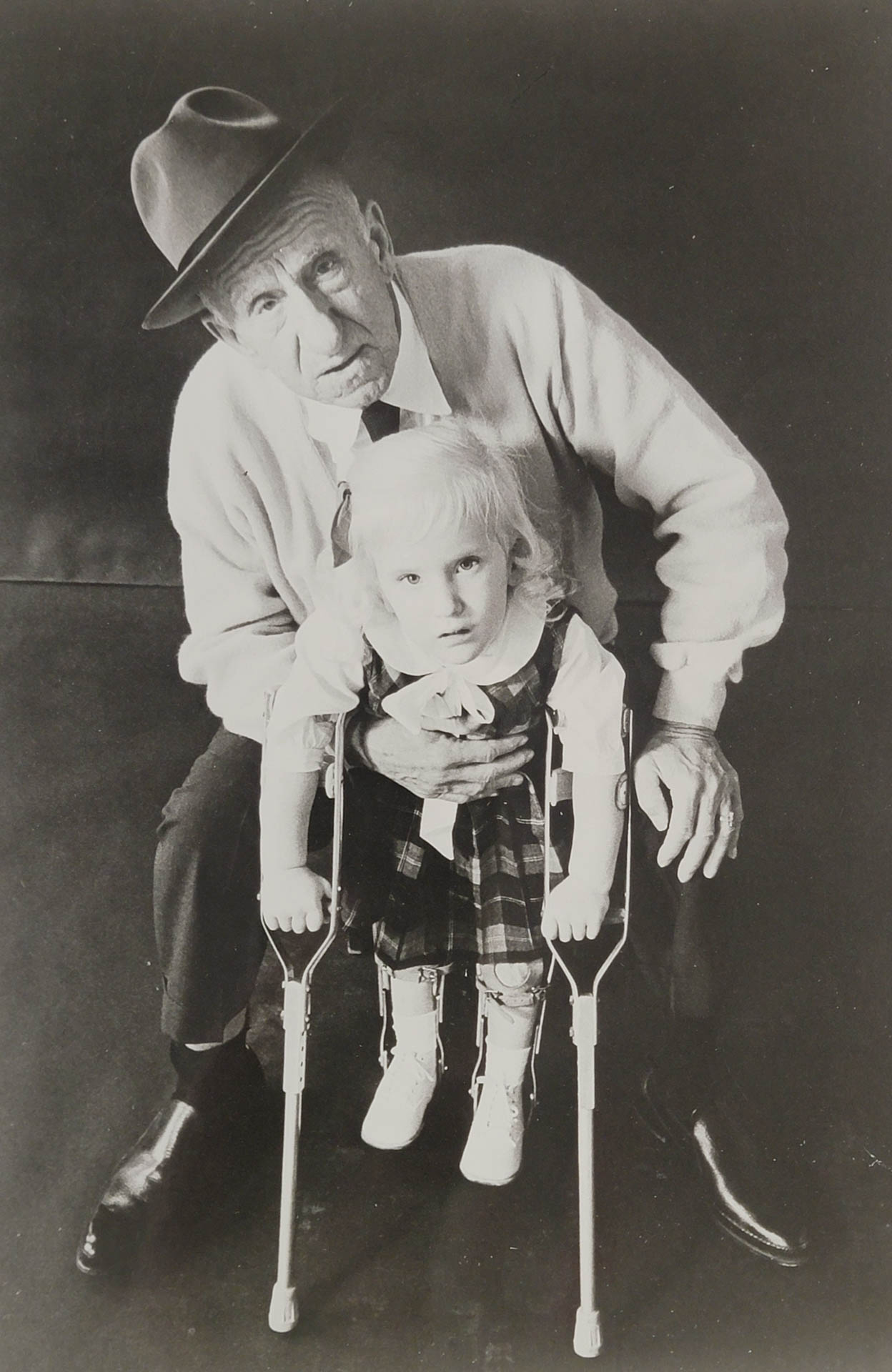 An image of an man and a child.